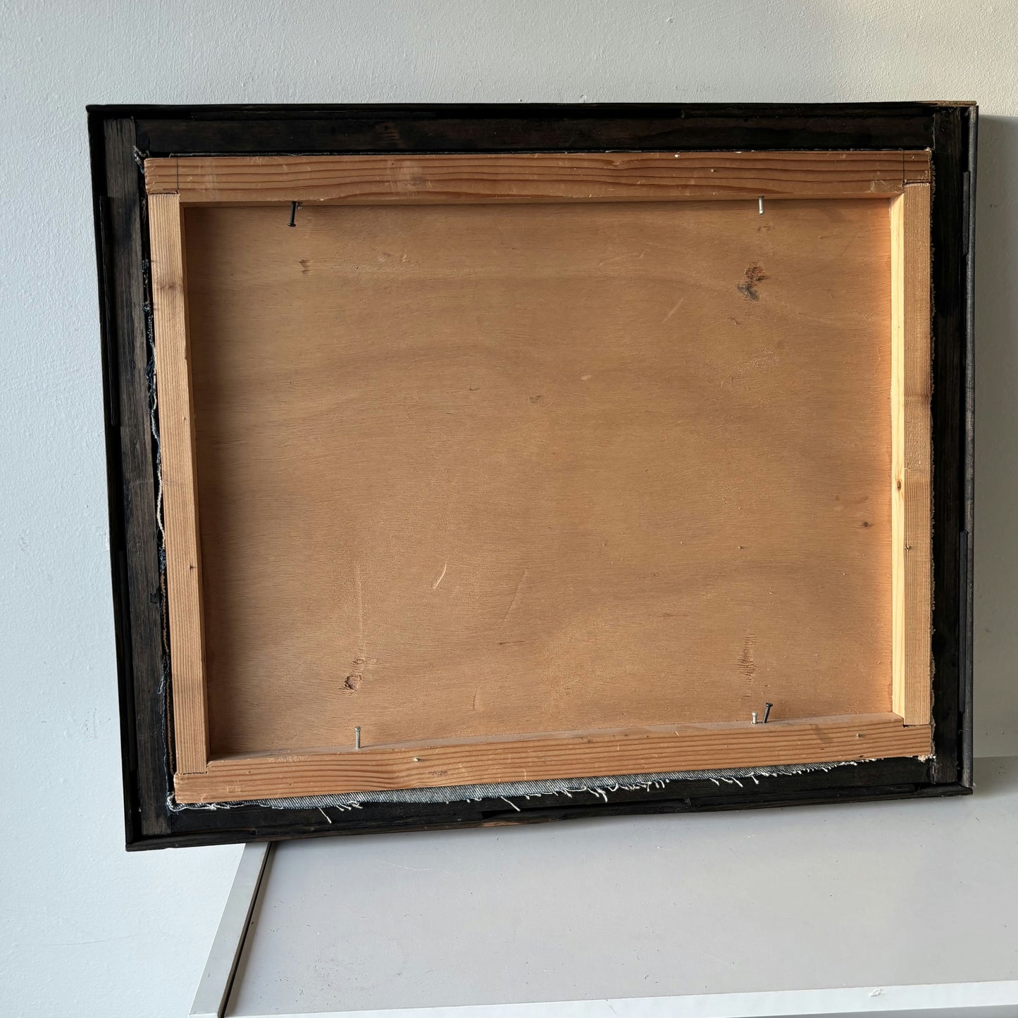 Traditional Cityscape Oil Painting "Street Gatherings" Medium Artwork