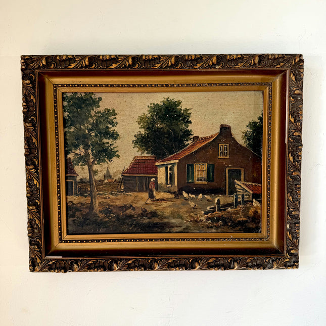Figurative Oil Painting Figurative "Walking Woman" Traditional Medium Art Holland Art Shop