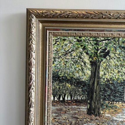 Refined Landscape Oil Painting "Row Of Trees" Rustic Art Holland Art Shop
