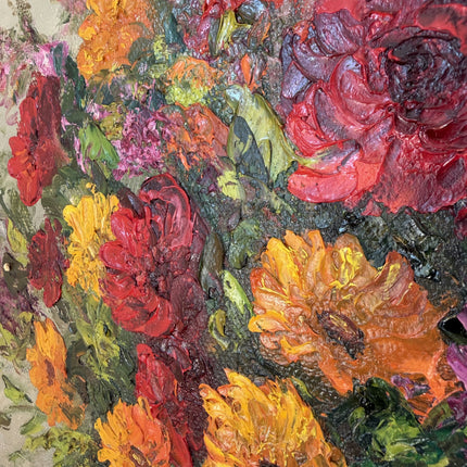Traditional Oil Painting Floral Still Life "Floral Arrangement" Large Artwork Holland Art Shop