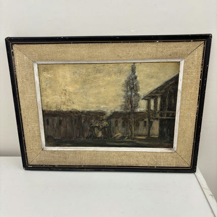 Handcrafted Cityscape Oil Painting "Framed Painting" Timeless Small Artwork Holland Art Shop
