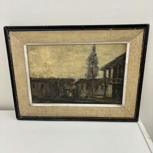 Handcrafted Cityscape Oil Painting "Framed Painting" Timeless Small Artwork Holland Art Shop