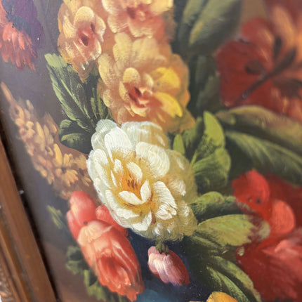 Vintage Floral Still Life Oil Painting "Flower Vase" Expressive Small Artwork Holland Art Shop