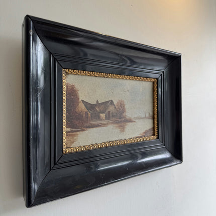 Original Landscape Oil Painting "Framed Painting" Expressive Small Art Holland Art Shop