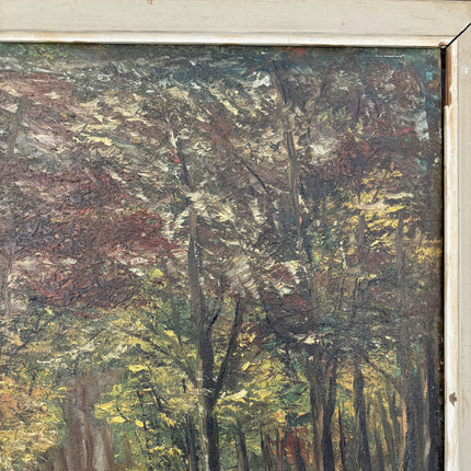 Detailed Landscape Oil Painting "Autumn Path" Classic Artwork Holland Art Shop