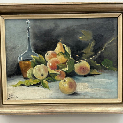 Elegant Still Life Oil Painting "Cracked Paint" Classic Small Artwork Holland Art Shop