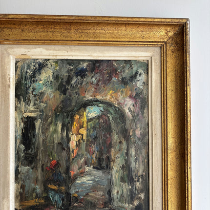 Authentic Cityscape Oil Painting "Gilded Frame" Classic Art Holland Art Shop