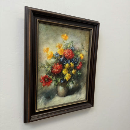 Elegant Floral Still Life Oil Painting "Flower Vase" Classic Artwork Holland Art Shop