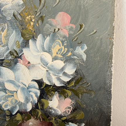 Striking Oil Painting Floral Still Life "Floral Arrangement" Small Artwork_HollandArtShop