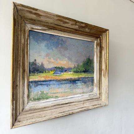 Traditional Landscape Oil Painting "Framed Painting" Rustic Artwork Holland Art Shop