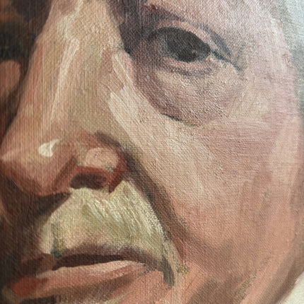 Traditional Portrait Oil Painting "Bearded Man" Detailed Artwork Holland Art Shop