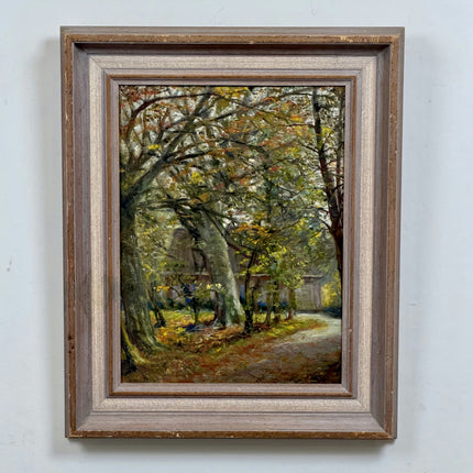 Traditional Landscape Oil Painting "Oak Tree" Authentic Artwork Holland Art Shop