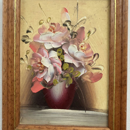 Original Floral Still Life Oil Painting "Flower Vase" Timeless Small Artwork Holland Art Shop