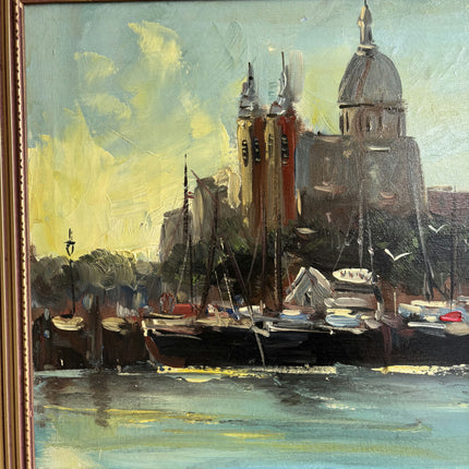 Traditional Cityscape Oil Painting "Cathedral Dome" Expressive Artwork Holland Art Shop
