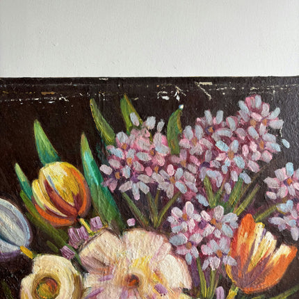 Authentic Floral Still Life Oil Painting "Flower Bouquet" Handcrafted Art Holland Art Shop