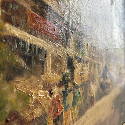 Traditional Cityscape Oil Painting "Framed Painting" Elegant Artwork Holland Art Shop