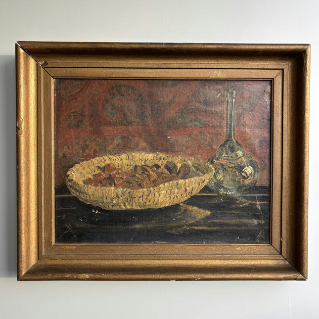 Refined Still Life Oil Painting "Fruit Basket" Authentic Art Holland Art Shop