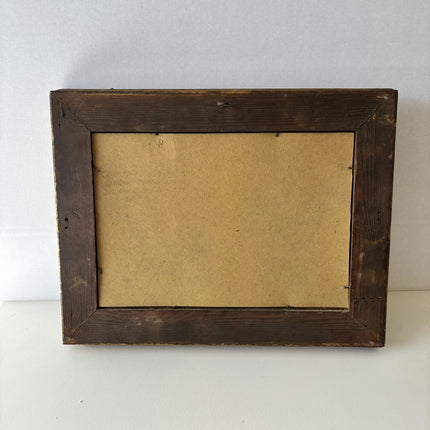 1924 Antique Landscape Oil Painting "Gilded Frame" Small Art Holland Art Shop