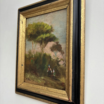 Rustic Landscape Oil Painting "Framed Painting" Traditional Small Art Holland Art Shop