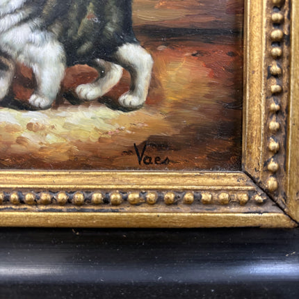 Expressive Animals Oil Painting "Playful Kittens" Classic Small Artwork Holland Art Shop