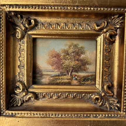 Fine Oil Painting Landscape "Autumn Trees" Classic Small Artwork Holland Art Shop