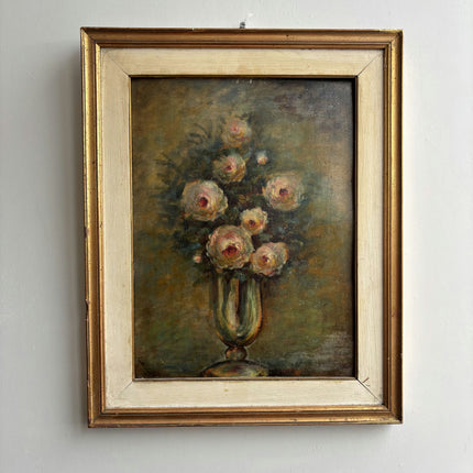 Handcrafted Floral Still Life Oil Painting "Flower Vase" Expressive Artwork Holland Art Shop