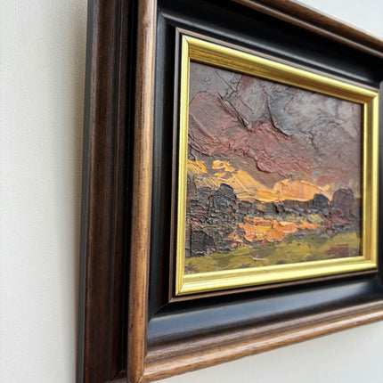 Rustic Landscape Oil Painting "Framed Painting" Timeless Small Art Holland Art Shop