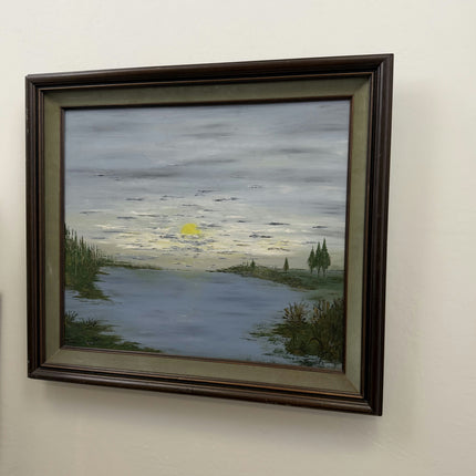 Rustic Landscape Oil Painting "Morning Sun" Classic Large Artwork Holland Art Shop
