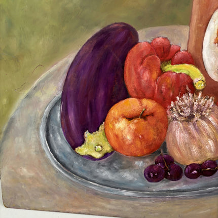 Elegant Still Life Oil Painting "Fruit Bowl" Authentic Artwork Holland Art Shop