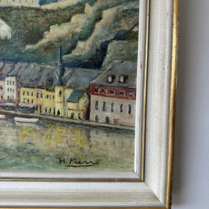 Striking Oil Painting Cityscape "Church Spire" Intriguing Medium Artwork Holland Art Shop