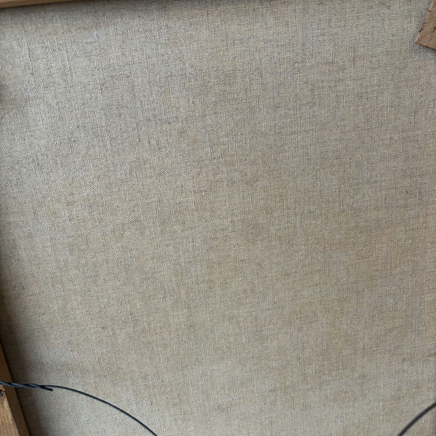 Vintage “Still Gaze” Original Oil Portrait Painting Framed