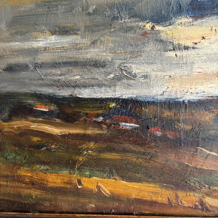 Handcrafted Landscape Oil Painting "Gilded Frame" Refined Artwork Holland Art Shop
