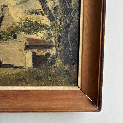 Classic Landscape Oil Painting "Thatched Cottage" Timeless Art Holland Art Shop