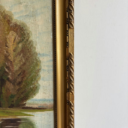Timeless Landscape Oil Painting "Clustered Trees" Traditional Art Holland Art Shop