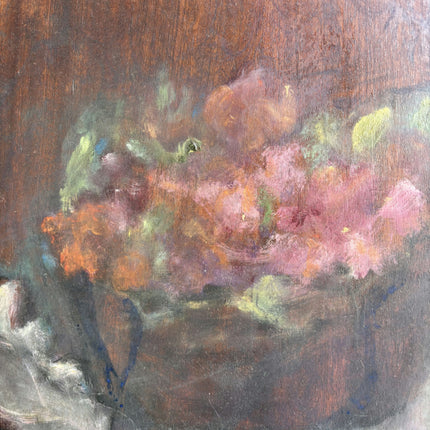 Handcrafted Flowery Still Life Oil Painting "Sea Shell" Original Art Holland Art Shop