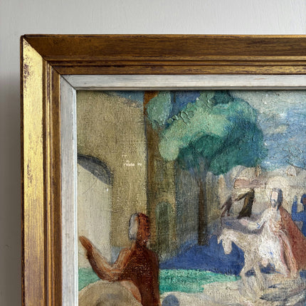 Rustic Religious  Oil Painting "Mounted Painting" Refined Artwork Holland Art Shop