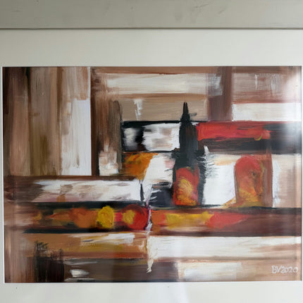 Timeless Abstract  Oil Painting "Framed Painting" Refined Large Artwork Holland Art Shop