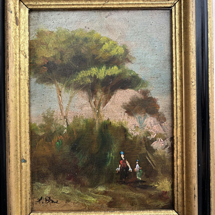 Rustic Landscape Oil Painting "Framed Painting" Traditional Small Art Holland Art Shop