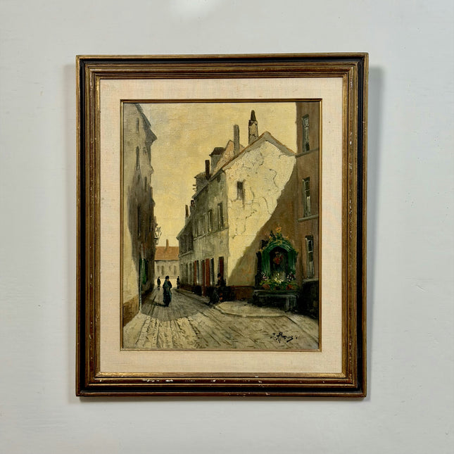 Traditional Cityscape Oil Painting "Framed Painting" Timeless Artwork Holland Art Shop