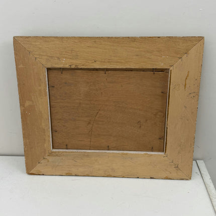 Expressive Landscape Oil Painting "Wooden Frame" Detailed Small Artwork Holland Art Shop