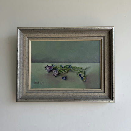 Elegant Still Life Oil Painting "Patterned Canvas" Timeless Small Artwork Holland Art Shop