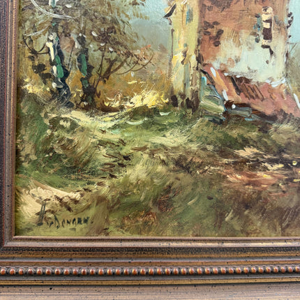 Traditional Seascape Oil Painting "Thatched House" Elegant Art Holland Art Shop
