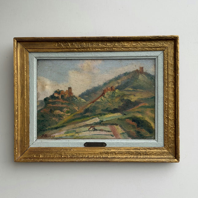 Handcrafted Landscape Oil Painting "Gold Frame" Traditional Artwork Holland Art Shop