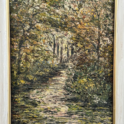 Traditional Landscape Oil Painting "Framed Panel" Rustic Small Art Holland Art Shop