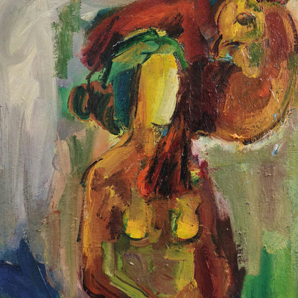 Classic Portrait Oil Painting "Standing Woman" Authentic Art Holland Art Shop