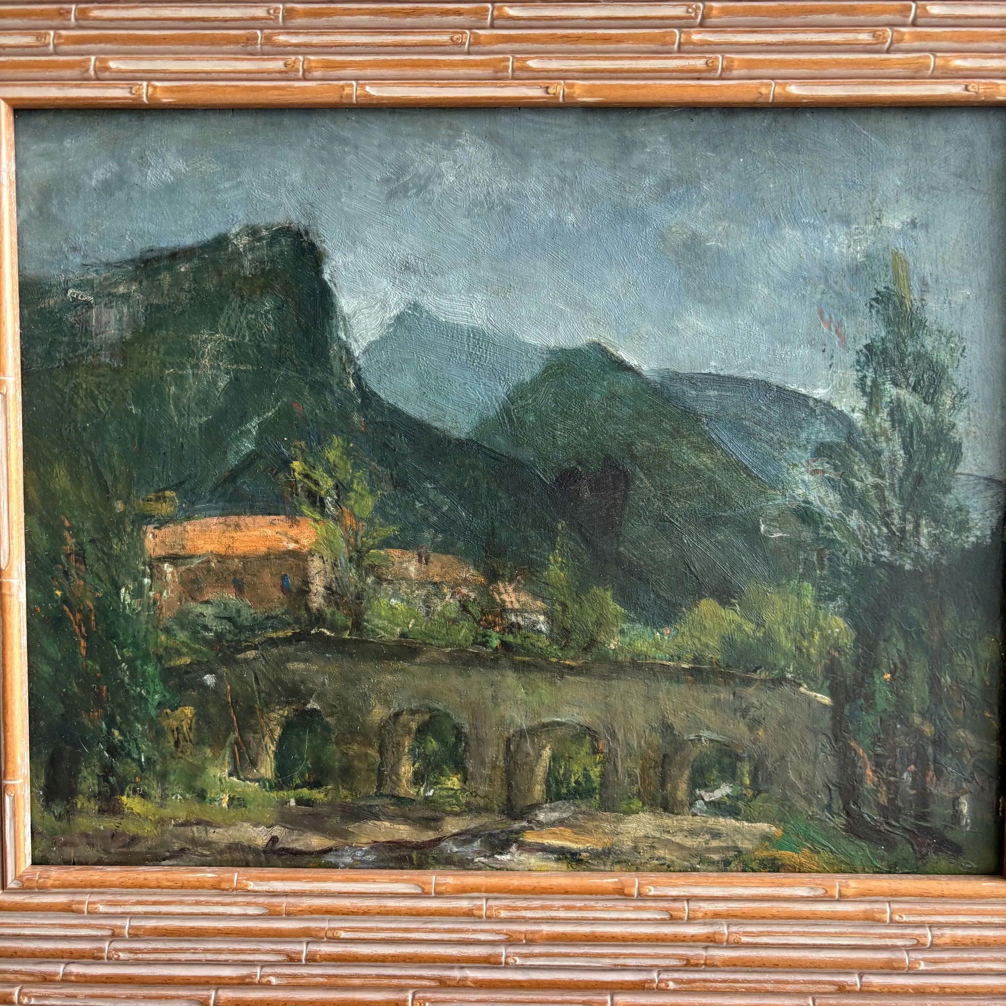 Detailed Landscape Oil Painting 