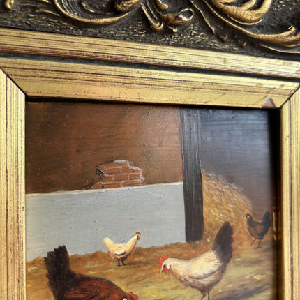 Authentic Animals Oil Painting "Gilded Frame" Traditional Small Artwork Holland Art Shop