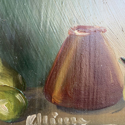 Classic Still Life Oil Painting "Gilded Frame" Detailed Small Artwork Holland Art Shop