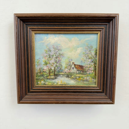 Vintage Still Life Oil Painting "Framed Painting" Authentic Small Art Holland Art Shop