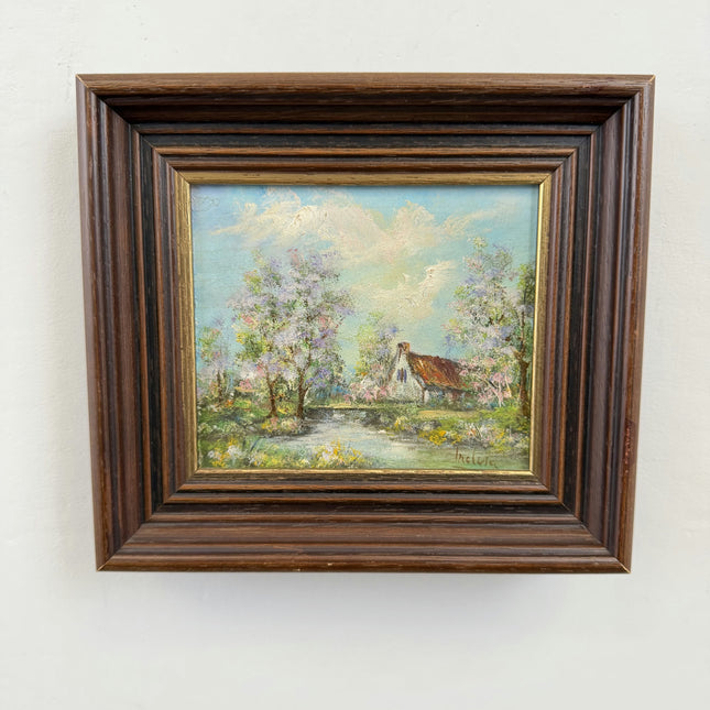 Vintage Still Life Oil Painting "Framed Painting" Authentic Small Art Holland Art Shop